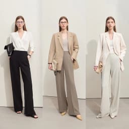 Amii Minimalism 2026 Summer New Wide-legged Pants Women Straight Basics Casual Pants Female Solid Full-length Trousers 12412006