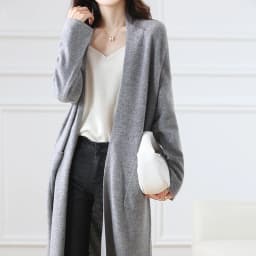 Hot Sale Autumn Winter New 100% Wool Cardigan Sweater Women's V-Neck Solid Fashion Long Female Loose Soft Knit Large Size Coat