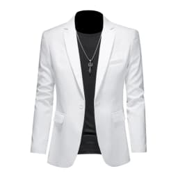 Plus Size 6XL-M Fashion Mens Solid Color Suit Jacket High Quality Business Slim Fit Casual Blazers Formal Social Wedding Tuxedo