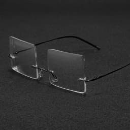 Special Glasses For Playing Billiards Men's Frameless High-Definition Eyeglasses Ultra Light Pure Titanium Prescription Eyewear