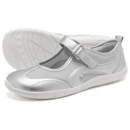 HOBIBEAR Women Wide Width Ballet Flats Zero Drop Mary Jane Shoes Adjustable Hook-Loop Minimalist Lightweight Barefoot Flats