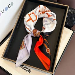100% Natural Silk Scarf Women Foulard Female Shawl Wrap Elegant High Quality Square Neckerchief for Lady Hijab Bandana Scarves