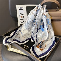 100% Natural Silk Scarf Women Foulard Female Shawl Wrap Elegant High Quality Square Neckerchief for Lady Hijab Bandana Scarves