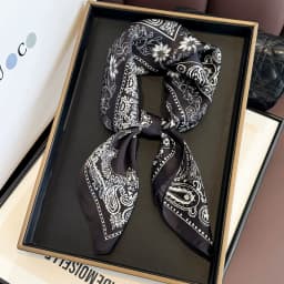 100% Natural Silk Scarf Women Foulard Female Shawl Wrap Elegant High Quality Square Neckerchief for Lady Hijab Bandana Scarves