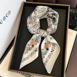 100% Natural Silk Scarf Women Foulard Female Shawl Wrap Elegant High Quality Square Neckerchief for Lady Hijab Bandana Scarves