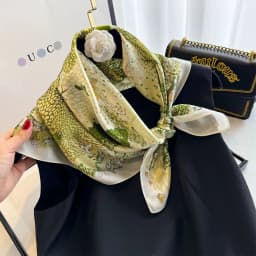 100% Natural Silk Scarf Women Foulard Female Shawl Wrap Elegant High Quality Square Neckerchief for Lady Hijab Bandana Scarves