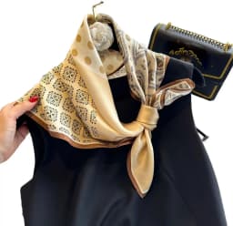 100% Natural Silk Scarf Women Foulard Female Shawl Wrap Elegant High Quality Square Neckerchief for Lady Hijab Bandana Scarves