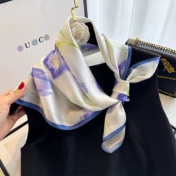 100% Natural Silk Scarf Women Foulard Female Shawl Wrap Elegant High Quality Square Neckerchief for Lady Hijab Bandana Scarves