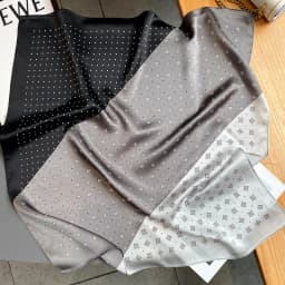 100% Natural Silk Scarf Women Foulard Female Shawl Wrap Elegant High Quality Square Neckerchief for Lady Hijab Bandana Scarves
