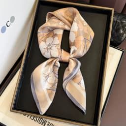 100% Natural Silk Scarf Women Foulard Female Shawl Wrap Elegant High Quality Square Neckerchief for Lady Hijab Bandana Scarves