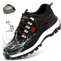 Steel Toe Safety Shoes for Men Women Puncture Proof Tread Sneakers Breathable Safety Shoes For Men Summer Lightweight Work Shoes