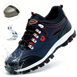 Steel Toe Safety Shoes for Men Women Puncture Proof Tread Sneakers Breathable Safety Shoes For Men Summer Lightweight Work Shoes