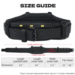 Carpenters Tool Belt with Suspenders Professional Tool Belt Combo Organizer With Tool Pouch Suspenders with 32 Pockets and Loops