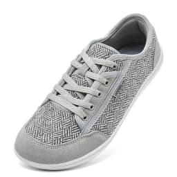 HOBIBEAR Unisex Barefoot Shoes Wide Toe Minimalist Zero Drop Walking Sneakers Lace-Up Outdoor Lightweight Casual Shoes