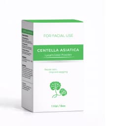 GPLab DIY Facial Repair Care Kit: Centella Asiatica Powder + Hyaluronic Acid Moisturizing Serum 1 Vial Box/Bag