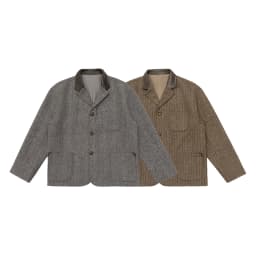 Men Retro Old Money Fashion Stripe Loose Casual Suit Blazer Jacket Man Spring Autumn Commute Business Suit Coat Outerwear