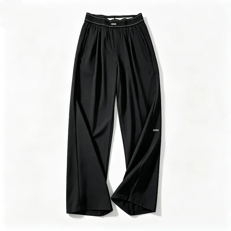 2026 Women's Loose Casual Pants Summer High Waist And Thin Yoga Pants Breathable Drape Straight Mouth Wide Leg Sweatpants