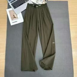 2026 Women's Loose Casual Pants Summer High Waist And Thin Yoga Pants Breathable Drape Straight Mouth Wide Leg Sweatpants