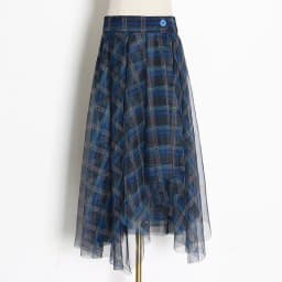 TWOTWINSTYLE Plaid Patchwork Mesh Women's Skirts High Waist Hit Color Elegant A Line Skirts Female 2020 Spring Fashion New