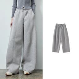 TOYOUTH Women's High Waist Curved Leg Sweatpants 2026 Fall New Arrival Elastic Waist Seam Detail Slimming Loose Fit Athletic