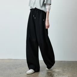 TOYOUTH Women's High Waist Curved Leg Sweatpants 2026 Fall New Arrival Elastic Waist Seam Detail Slimming Loose Fit Athletic
