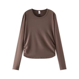 Semir Long Sleeve Tees Women Short Slim Fit 2025 New Thermal Fleece Solid Winter Versatile Top Woman Clothes Bts