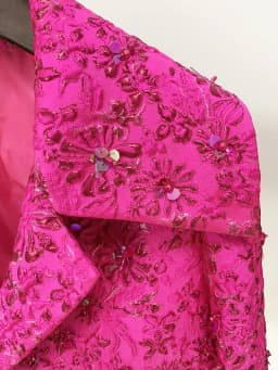 HIGH STREET Newest 2026 Star Style Designer Jacket Women's Beaded Floral Jacquard Trimmed Jacket
