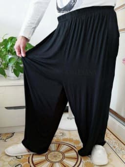 Large Men's Home Pants 15XL 240kg Plus Size 10XL 11XL 12XL Summer High Waist Loose Black Blue Stretch Big Sweatpants 56 58 60 62