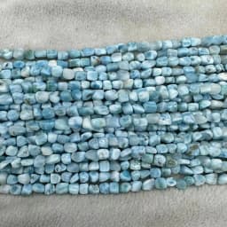 AAAA Grade irregular Larimar 5-6mm DIY Necklace Bracelets Natural Gemstone Crystal Nugget Chip Loose Beads For Jewelry Making