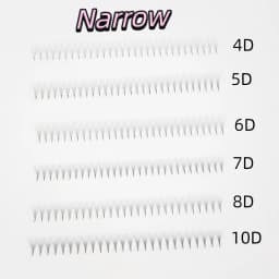 0.05 0.07mm Ultra Speed Narrow Premade 1000 Fans Eyelash Extension 5d 8d 10d Fake EyeLashes Premade Mixed Silk Promade Fans Lash