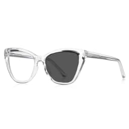 VKYEE New Cat-eye Reading Glasses for Women with Anti-blue Light and Customisable Prescription Photochromic Glasses PFD2148