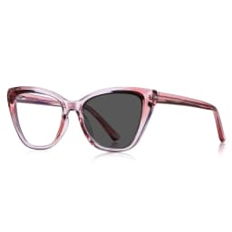 VKYEE New Cat-eye Reading Glasses for Women with Anti-blue Light and Customisable Prescription Photochromic Glasses PFD2148