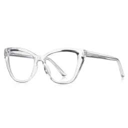VKYEE New Cat-eye Reading Glasses for Women with Anti-blue Light and Customisable Prescription Photochromic Glasses PFD2148