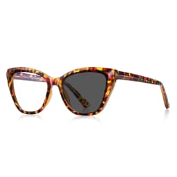 VKYEE New Cat-eye Reading Glasses for Women with Anti-blue Light and Customisable Prescription Photochromic Glasses PFD2148
