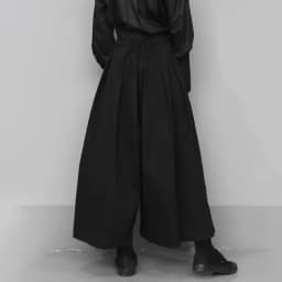 Dark Gothic Style Loose 7-point Hakama Pants 2024 New Trendy Wide Leg Pants Genderless Large Size Design Samurai Pants Unisex