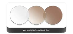 Anti-blue Light Photochromic Progressive Multifocal Lens 1.56 /1.61 /1.67 1.74  Optical Prescription Lenses Man Woman