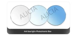Anti-blue Light Photochromic Progressive Multifocal Lens 1.56 /1.61 /1.67 1.74  Optical Prescription Lenses Man Woman