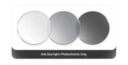 Anti-blue Light Photochromic Progressive Multifocal Lens 1.56 /1.61 /1.67 1.74  Optical Prescription Lenses Man Woman