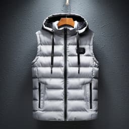 New Hooded Casual Vest Jacket for Men Autumn Winter Warm Sleeveless Jacket Fashion Comfortabel Zipper Waistcoat Plus Size M-6XL