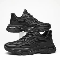 VIPOL Four Seasons Thick and height-increasing sports shoes, men's genuine leather mesh casual men's shoes, trendy shoes