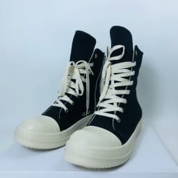 Men High Top Shoes Casual Women Canvas Sneakers Lace Up Zip Luxury High Street  Autumn Flats Designer Walking Shoes