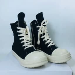 Men High Top Shoes Casual Women Canvas Sneakers Lace Up Zip Luxury High Street  Autumn Flats Designer Walking Shoes