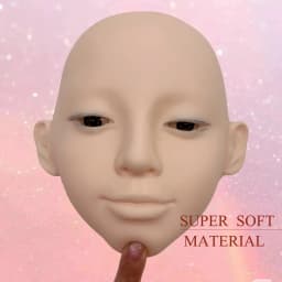Professional Eyelash Extension Training Head with Skin - like Softness for Lash Technicians Salon use