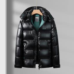 2026 New Arrival Winter Hooded Jacket Sill-like Cotton Jackets Men, Mens Fashion Thicken Warm Parkas Waterproof Winter Coat Male