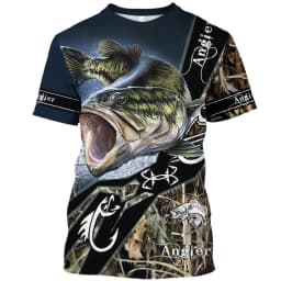 New Fishing T-Shirt Men Tshirt Dog Fish Graphic Clothing O-Collar Oversized Tops Outdoor Sport Apparel Summer for Male Tee Shirt