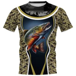 New Fishing T-Shirt Men Tshirt Dog Fish Graphic Clothing O-Collar Oversized Tops Outdoor Sport Apparel Summer for Male Tee Shirt