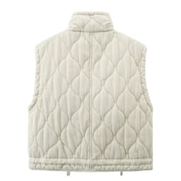 Willshela Women Fashion With Pockets Pleated Front Zipper Vest Sleeveless Jackets Vintage High Neck Waistcoat Female Tank Tops