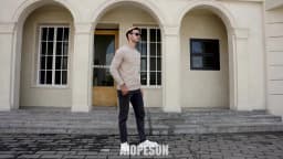 AIOPESON Mens Crewneck Pullover Sweater Knitted Cotton Stripped Quality Autumn Winter Warm Sweaters for Men