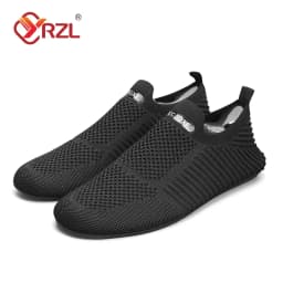 YRZL Loafers Men Soft Driving Moccasins High Quality Flats Male Walking Shoes Breathable Mesh Casual Loafers Slip on Mens Shoes