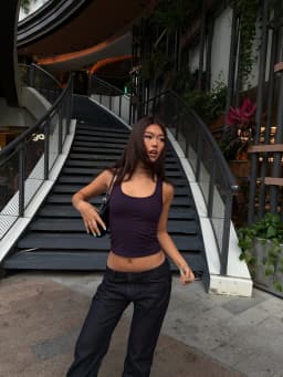 Tank Top with Wide Shoulder Straps, Racerback Tank Top, Sports and Everyday Wear Base Shirt, Trendy High-Elastic Solid Color Tight-Fitting Top, Casual Versatile Tank Top, Slim-Fit Flattering Base Shirt